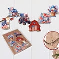 thumbnail image 4 of American Farmhouse Decorative Wooden Clip-on Ornaments of 6 by G. Debrekht - Patriotic Decor - 8090001C-S6, 4 of 10