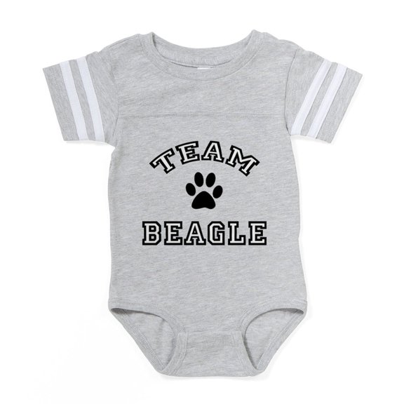 CafePress - Team Beagle - Cute Infant Baby Football Bodysuit