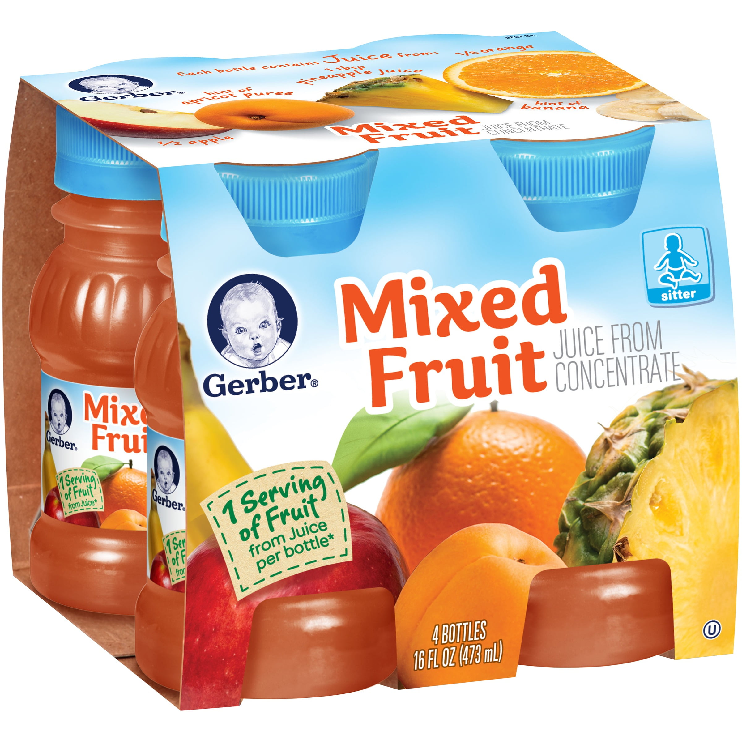gerber mixed fruit juice