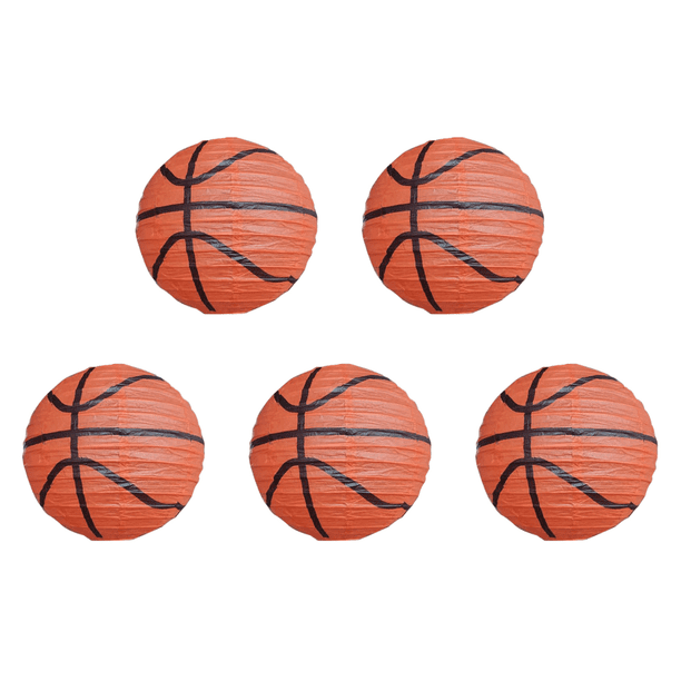 Linterna Papel Deportiva Hecha A Mano Fiesta Feliz Cumpleaños (baloncesto)