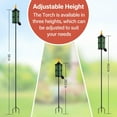 thumbnail image 2 of 16oz Home Garden Torch, 6 Pack Outdoor Metal Torch Garden Décor,59-Inch Upgraded Citronella Torches with 3-Prong Grounded Stake, Metal Light Torches for Party Patio Pathway, 2 of 6