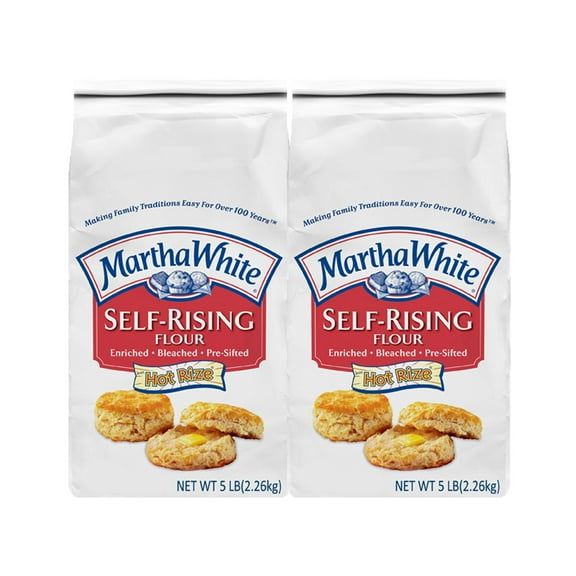 Martha White Self Rising Flour, 80 oz - Palatize Pack of 2