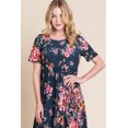thumbnail image 5 of BOMBOM Floral Short Sleeve Maxi Dress, 5 of 5
