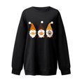 thumbnail image 3 of Sudadera Para Mujer, Sudaderas de Cuello Redondo, Blusa Holgada de Manga Larga Con Estampado de Otoño A La Moda, Jersey Informal de Cuello Redondo, Tops, Sudadera Odeerbi  ODB132589, 3 of 4