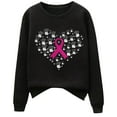 thumbnail image 4 of Aboser Womens Spread the Hope Sweatshirts Breast Cancer Awareness Shirts Pink Ribbon Graphic Fleece Fall Tops Support Fight Cancer Pullover, 4 of 6