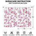 thumbnail image 2 of Textured Floral Blackout Curtains 42x63 Inch, 2 Panels with Rod Pocket for Bedroom or Living Room Styling, 2 of 2