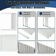 thumbnail image 2 of 2 Set Window Air Conditioner Side Panels with Frame Adjustable Window Ac Insulation for Most 5000-20000 Btu Window Ac, 2 of 6