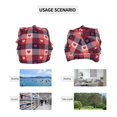 thumbnail image 7 of Gaeub Heart Plaid Knit Cuffed Beanie Top Level Beanie Men Women Winter Knit Caps Soft Ski Hat, 7 of 7