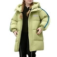 thumbnail image 2 of Kids Winter Coat Kids Winter Clothes Girls Down Winter Jacket for Kids Long Hooded Coat Warm Windproof Outerwear Casual Fashion Children's Jacket Ideal for Outdoor and Leisure Activities, 2 of 6