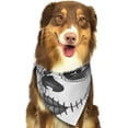 thumbnail image 6 of Goofa Floral Sugar Skull Portrait Printing Dog Bandana ,Cat Scarf Adjustable Bib Handkerchief Accessories for Dogs Cats,Pet scarf,Pet fashion, 6 of 6