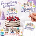 thumbnail image 2 of Cat Happy Birthday Cake Topper,Adorable Kitty Party Cake Pick Single Piece Dessert Decoration for Birthday Celebration, 2 of 7