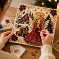 thumbnail image 4 of Clearance! DIY Christmas Pearl Diamond Painting Art Kit with Frame, Christmas Pearl Beads Art Craft for DIY Lover Beginner for Home Wall Decor.#A, 4 of 4