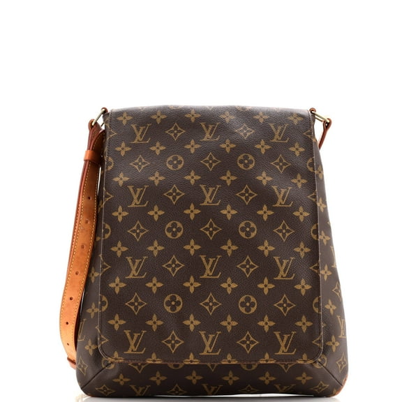 Pre-Owned Louis Vuitton Musette Salsa Handbag Monogram Canvas GM By Rebag