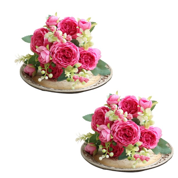 Los ramos de lirios Laklulu decoran las fiestas de bodas y rosas de seda, hortensias