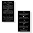thumbnail image 2 of Boutique Marketing LLC Hair Extension Aftercare Instruction Cards  50 Pack  Size 2x3.5 inch inches Business Card Size  Black with White Design HAIR-B-B-417, 2 of 9