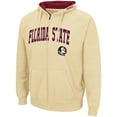 thumbnail image 2 of Men's Colosseum Gold Florida State Seminoles Arch & Logo 3.0 Full-Zip Hoodie, 2 of 3