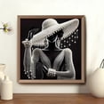 thumbnail image 3 of KOYPTL Special Shaped Diamond Art Painting Kit Hat Lady for Adults & Beginners Crystal Rhinestone Gem Art Craft Home Decor 12×12 Inch Valentines Birthday Gifts for Women Mom, 3 of 5