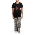 thumbnail image 4 of CafePress - Irish Settertrick Women's Dark Pajamas - Women's Short Sleeve Print T-Shirt and Pants Dark Cotton Pajama Set, 4 of 7