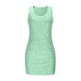 thumbnail image 3 of HXWCHs Elegant Sequin Vest and Short Skirt Set for Everyday and Party Wear – Classic Two-Piece Outfit for Women M Light Green, 3 of 4