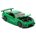 thumbnail image 2 of Mazda RX7 "RE Amemiya" Grand Carrosserie RHD (Direction Droite) Vert 1/64 Modèle Réduit en Métal par Pop Race, 2 of 6
