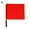Red, variant on READY STOCK Referee Flag Command Flag Track And Field Competition Signal Flag Stainless Steel A5K7 B6U8