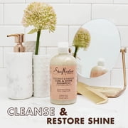SheaMoisture Curl & Shine Shampoo, Conditioner, 13 Oz Ea + Curl Enhancing Smoothie, 12 Oz – Coconut & Hibiscus Premium Gift Set (3 Piece Set)