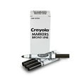 thumbnail image 1 of Crayola Marqueurs à Pointe Grand Lavables, Lot de 12, Noir, 1 of 1