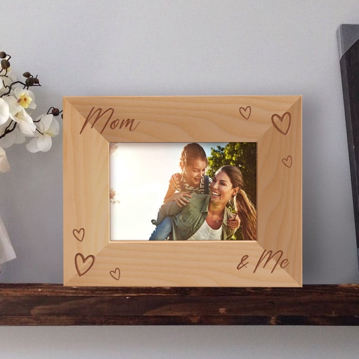 Mom Embroidered Frame Craft Supplies & Tools Photography Mom Personalized Wooden Frame etna ...
