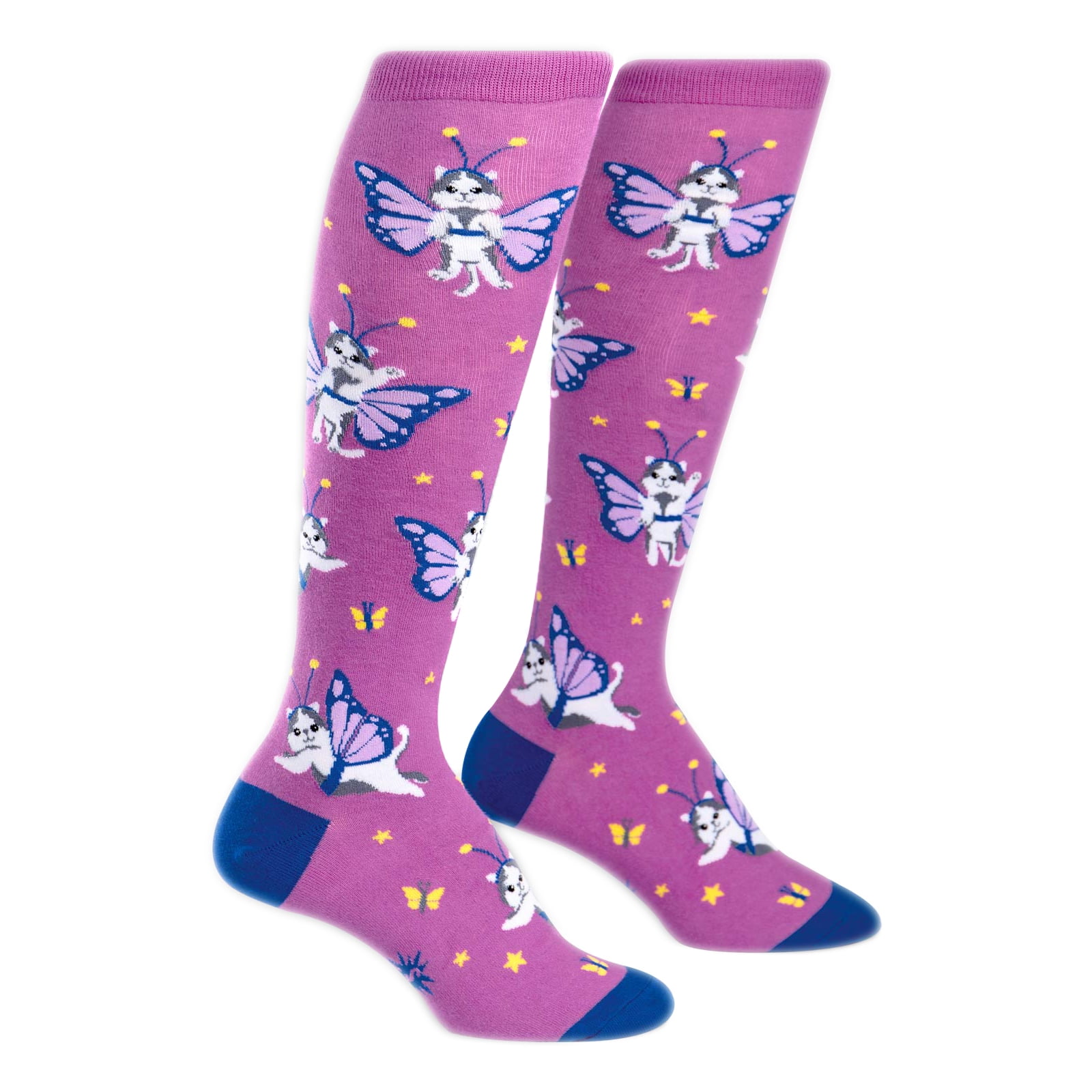Sock It To Me Catterfly Funky Knee High Socks
