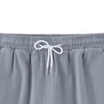 thumbnail image 7 of RKSTN Cotton Linen Capri Pants for Men Plus Size Drawstring Waist Lightweight Straight Leg Breathable Daily Commute Summer Pants for Men with Pockets (Gray ,M), 7 of 7