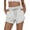White-Floral, variant on Sundazz Womens Sweat Shorts High Waisted Running Gym Workout Shorts Summer Casual Shorts with Pockets,White-Floral,M