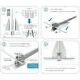 thumbnail image 3 of Fortress Anchor Ancre de Bateau G-7 Guardian; Style Fluke; Poids de 2,9 Livres; Longueur de 22 Pouces x Largeur de 18 Pouces; Anodisé; Argent; Alliage Aluminium-Magnésium; Angle Fluke Ajustable, 3 of 3