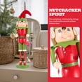 thumbnail image 4 of LIYUNMIAO Classic Wooden Nutcracker Christmas Decor Holiday Decoration Wooden Small Nutcracker Statue Christmas Party Decor Nutcracker Puppet, 4 of 6