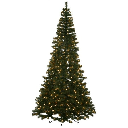 7 5 pre lit green half artificial christmas tree clear 7 5 pre lit green half artificial christmas tree clear