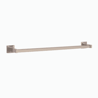 Wood Technology 24-Inch Towel Bar In Polished Chrome – Zinc Die Cast, Made In Italy, Easy Install