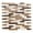 Cappuccino, variant on The Tile Life Victory Mixed Brick Ocean Sand Glass Mosaic Wall Tile 12x12 in 1-Piece