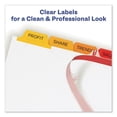 thumbnail image 3 of "Print And Apply Index Maker Clear Label Dividers, 8 Color Tabs, Letter | Bundle of 2 Sets", 3 of 5