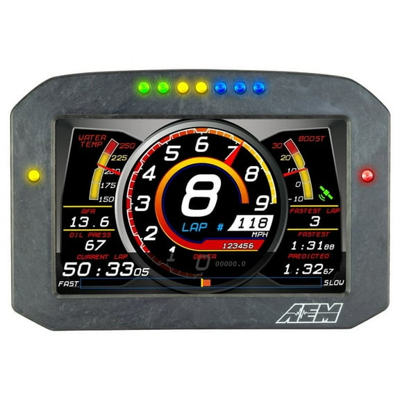 AEM 30-5700F CD-7F Carbon Flat Panel Digital Dash Display
