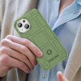 thumbnail image 7 of Slim Fit Case for iPhone 15 (Not fit 15 Pro), Rugged Shield Outdoor Durable Phone Case, Military Grade Anti-Dorp Protection and Camera Lens Protection Cover for iPhone 15,HD Green, 7 of 7