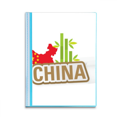 thumbnail image 1 of China Map  Brown China Town Book Sheet Protectors Portfolio Binder Folder, 1 of 3