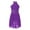 Purple, variant on Hansber Kids Girls Lyrical Dance Dress Ballet Leotard Gymnastics Sleeveless Halter Figure Ice Skating Dress Dusty Pink 6