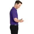thumbnail image 3 of Sport-Tek T475 Mens Dry Zone Raglan Polo T-Shirt, Purple - 2XL, 3 of 6