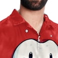 thumbnail image 5 of Tiny teeth Men's Casual Button Down Short Sleeve Printed Summer Beach Shirts, 5 of 6