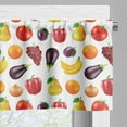thumbnail image 5 of Ambesonne Fruits and Vegetables Valance & Curtain, Various Items, 55"x24", Multicolor, 5 of 7