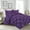Plum-Purple, variant on D.N.G. BEDDINGS 5 Piece Luxury Two Tone Diamond Ruffle Pattern Comforter Set Premium Super Soft, All Season 800 Thread Count, 100% Egyptian Cotton, Oversized Super King Size Plum-Purple Color
