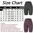 thumbnail image 2 of Biker Shorts for Women, High Waisted 5 Points Yoga Workout Shorts, Dark Pink, S, 2 of 8