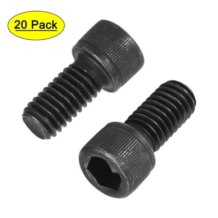 

3/8-16x3/4 Hex Socket Bolts 12.9 Grade Alloy Steel Black Oxide 20 Pack
