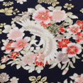 thumbnail image 3 of Tela japonesa de algodón con estampado de flores japonesas para niños Flor de durazno negro, 3 of 9