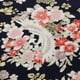 thumbnail image 3 of Tela japonesa por yarda. Preciosa tela estampada con flores japonesas para vestidos infantiles. Flor de durazno negro, 3 of 9
