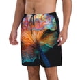 thumbnail image 2 of Fotbe Bioluminescent Underwater Flower Trajes de Baño Estampados para Hombre, Shorts de Verano de Secado Rápido, Ropa de Playa, Bañadores-3X-Large, 2 of 6
